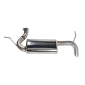 Remark axle-back exhaust close-up