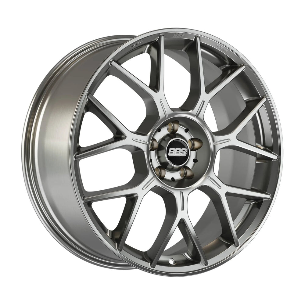BBS XR 18x8 5x114.3 40mm Offset 82mm Bore PFS/Clip Req Gloss Platinum Wheel