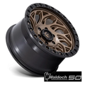 D841 18X9 5X5.0 BRNZ-BLK-RG -12MM