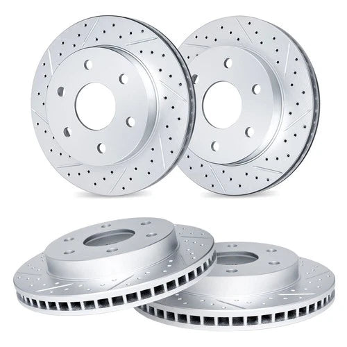 R1 Concepts Brake Rotor- D/S - Silver Fits Toyota Camry