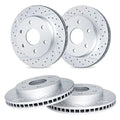 R1 Concepts Brake Rotor- D/S - Silver Fits Toyota Camry