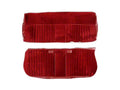 8187 C/K SEAT UPHOLSTERY KIT DELUXE PLEAT VINYL/CLOTH MAROON/BURGANDY