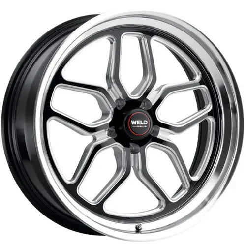 Weld S107 18X7 Laguna 5X120.7 ET00 BS4.00 Gloss Black MIL Dia 78.1