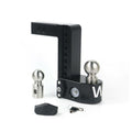 Weigh Safe 8in Drop Hitch w/Built-in Scale & 2in Shank (8K/12.5K GTWR) w/WS05 - Black Cerakote