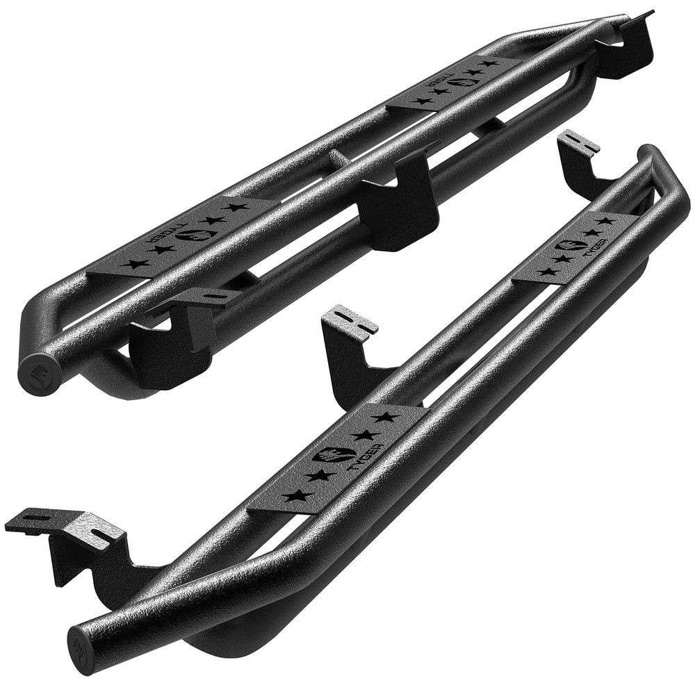 05C TACOMA DBL CAB STAR ARMOR KIT TXT BLACK RUNNING BOARDS