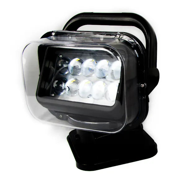 NEW MOTORIZED 50WATT LED SPOT LIGHT WITH REMOTE SWIVEL FUNCTIONALITY