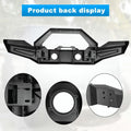 0718 JEEP WRANGLER JK(NONSPT) FRT BUMPER W/WINCH PLATE/FOG LIGHT HOUSING;BLK P