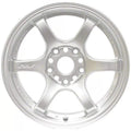 Gram Lights 57DR 15x8 / +35mm / 4-100 Grace Silver Wheel
