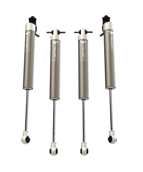 0718 WRANGLER JK: FALCON 1.1 MONOTUBE SHOCK KIT (33.5IN LIFT)