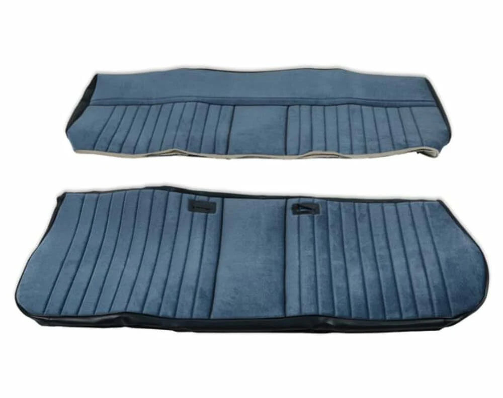 8187 C/K SEAT UPHOLSTERY KIT DELUXE PLEAT VINYL/CLOTH BLUE