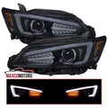 PROJECTOR HEADLIGHTS WITH LED LIGHT