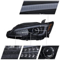 PROJECTOR HEADLIGHTS WITH LED LIGHT