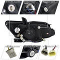 PROJECTOR HEADLIGHTS WITH LED LIGHT
