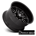 MO809 22X10 BLANK G-BLK-MACH -18MM