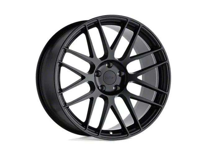 ~(24 lbs. 21X21X11)~ TSW NORD 19X9.5 5/120 ET40 CB76.1 SEMI GLOSS BLACK RF