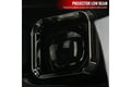 PROJECTOR HEADLIGHTS WITH BLACK HOUSING AND SMOKED LENS - SEQUENTIAL SWITCHBACK LED LIGHT BAR