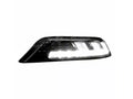 ~(1 lbs. 10X4X4)~ Ford 15-17 Mustang Front Lower Bumper Corner Mounted White LED Running Light and Amber LED Turn Signal - Clear Lens
