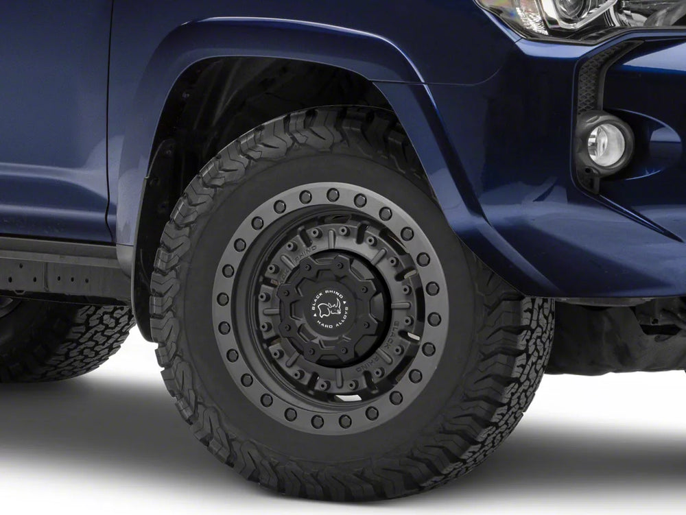 ABRAMS 18X9.5 6X5.5 12MM TEXTURED MATTE GUNMETAL