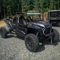 POLARIS RZR TURBO S FRONT WINCH SPORT BUMPER W/ LIGHTS BLACK