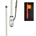 4' (1.22M) SUPER DUTY LED WHIP RED