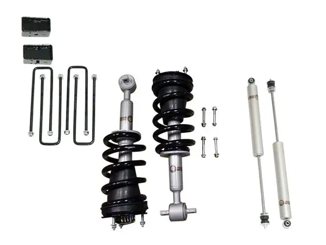 3 Inch Front Lift Struts 2 Inch Rear Blocks w U-Bolts 07-18 Silverado Sierra 1500 Freedom Off-Road
