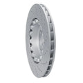 R1 Concepts Hi-Carbon Alloy GEOMET Coated Rotor - Drilled Fits BMW 330Ci