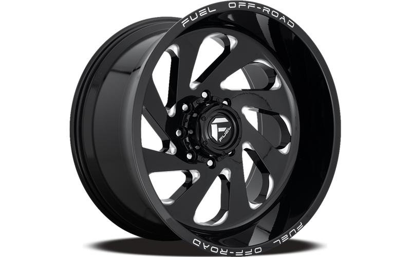 ~(56 lbs. 25X25X15)~ VORTEX 22x12 6x139.70 GLOSS BLACK MILLED (-45 mm)