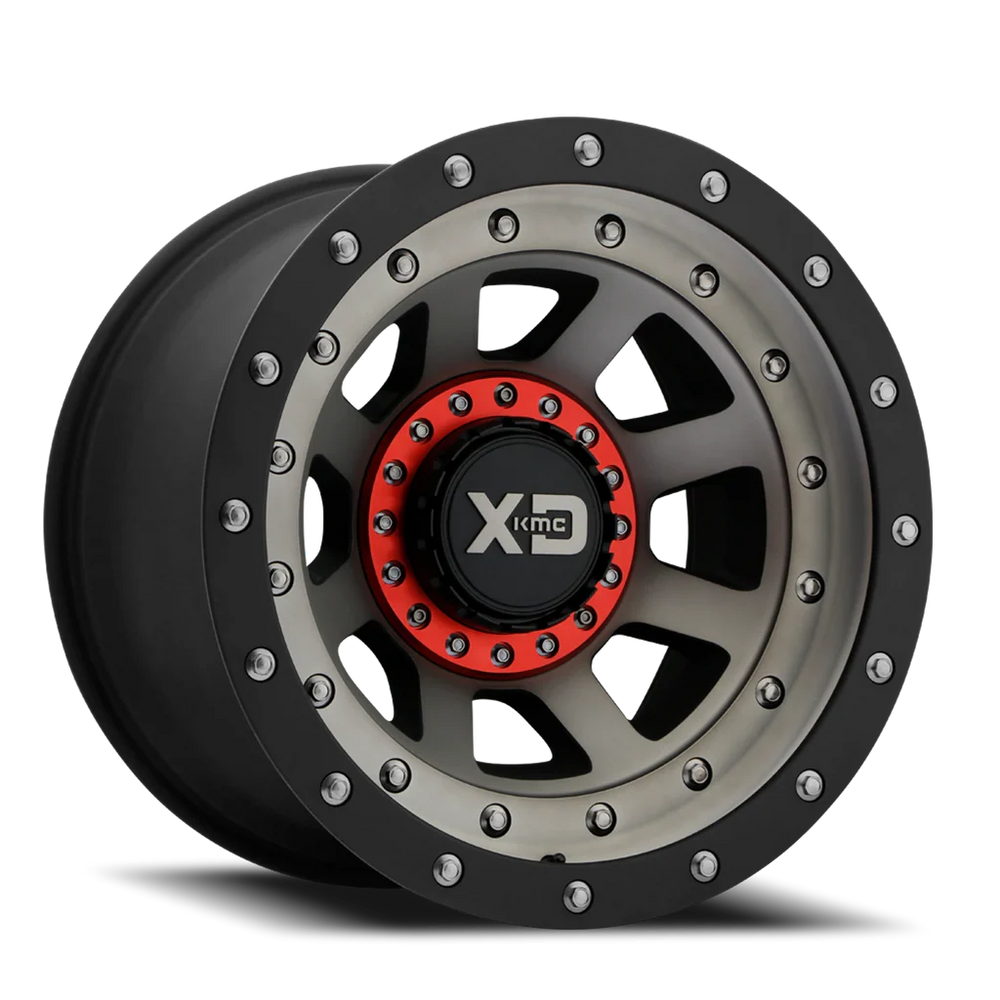 KMC Wheels black auto part