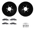 R1 E- Line Series Brake Rotor - D/S - Black w/ Ceramic Pads Hdw Fits Ford Expedition