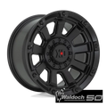 GAUNTLET 20X10 BLANK SATIN BLACK (-