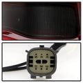 19C RAM OE PLUS (FIT HALOGEN MODEL ONLY) BLACK BEZEL LED TAIL LIGHT RED BLACK