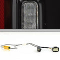 19C RAM OE PLUS (FIT HALOGEN MODEL ONLY) BLACK BEZEL LED TAIL LIGHT RED BLACK