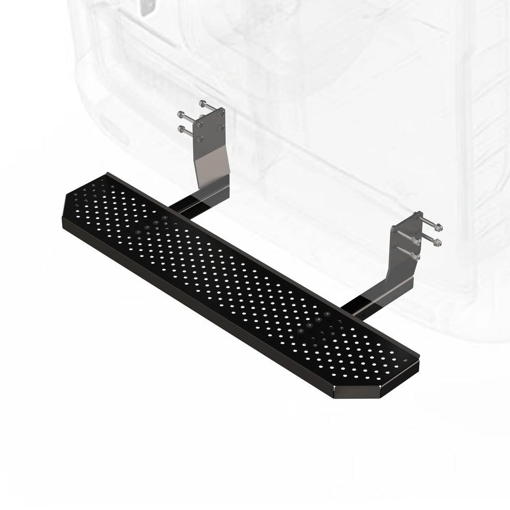 19C MERCEDES SPRINTER FIXSTEP FIXED REAR STEP BLACK