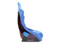 NRG FRP Bucket Seat (Medium) Prisma-Chromatic Royal Blue Vegan Suede w/ Chameleon Back