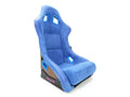NRG FRP Bucket Seat (Medium) Prisma-Chromatic Royal Blue Vegan Suede w/ Chameleon Back