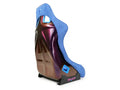 NRG FRP Bucket Seat (Medium) Prisma-Chromatic Royal Blue Vegan Suede w/ Chameleon Back