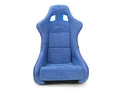 NRG FRP Bucket Seat (Medium) Prisma-Chromatic Royal Blue Vegan Suede w/ Chameleon Back