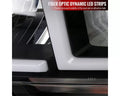 2500 3500 HEADLIGHT WITH DRL LIGHT BAR MATTE BLACK HOUSING AND CLEAR LENS