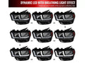 2500 3500 HEADLIGHT WITH DRL LIGHT BAR MATTE BLACK HOUSING AND CLEAR LENS