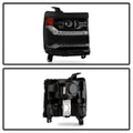 1618 SILVERADO 1500 FULL LED MODELS ONLY PASSENGER SIDE HEADLIGHT OE BLACK RI