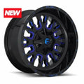 ~(51 lbs. 25X25X13)~ STROKE 22x10 8x180.00 GLOSS BLACK BLUE TINTED CLEAR (10 mm)