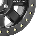 Trilogy Race Satin Blk 17x9 5x150 4.75BS Offset -6mm Cap P/N 507517001, 10850001