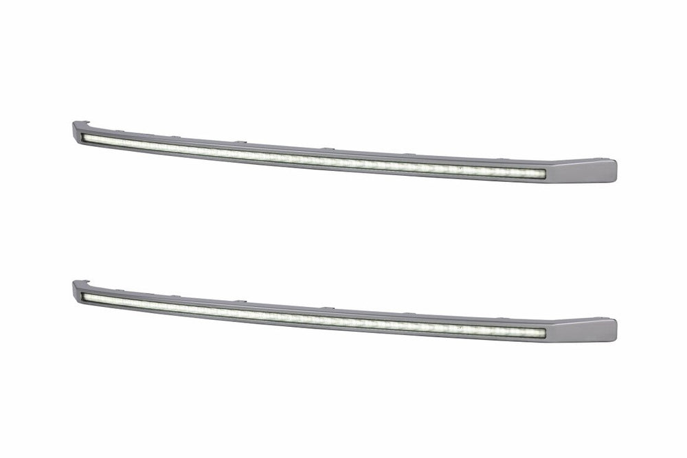 XBG LED DRL Grille Inserts: Ford Super Duty Platinum (20-22) (White)