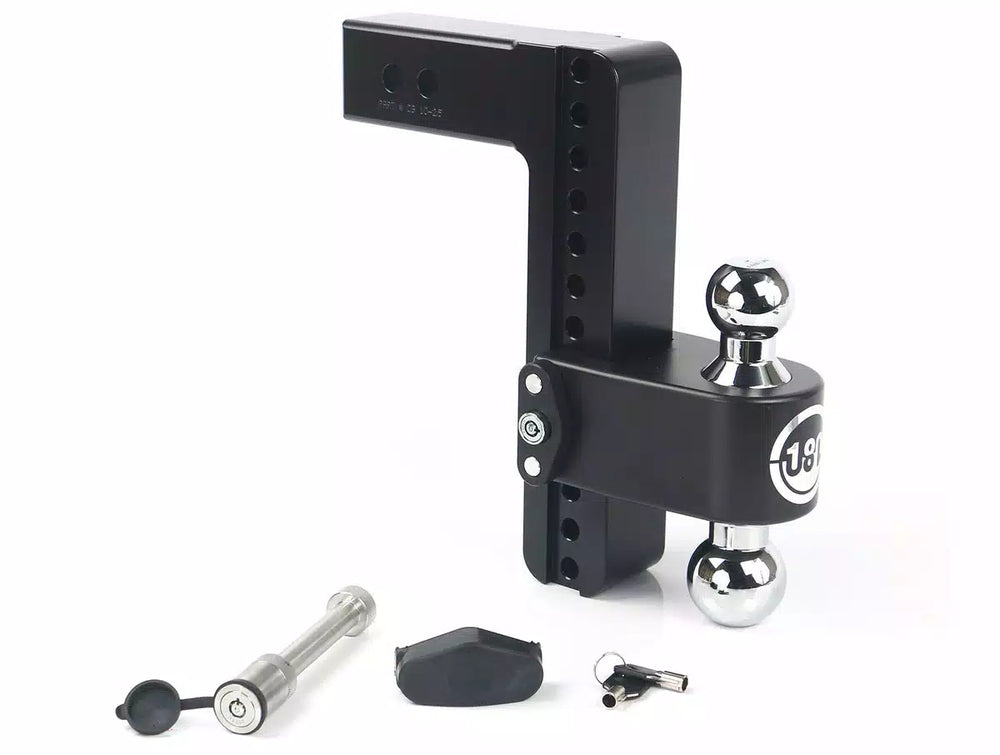 TURNOVER BALL 10" DROP HITCH W/ 2.