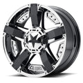 KMC Wheels black auto part