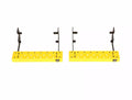 15C TRANSIT FACTORY STEP XP7 SAFETY YELLOW POWDER COAT PAIR