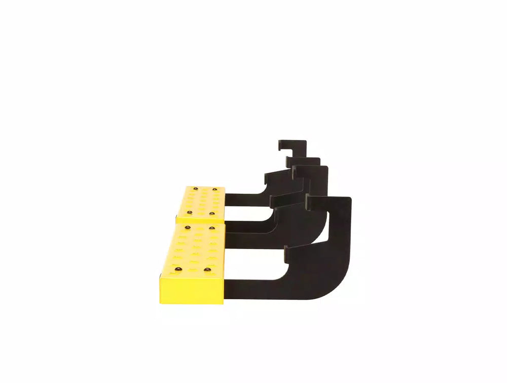 15C TRANSIT FACTORY STEP XP7 SAFETY YELLOW POWDER COAT PAIR