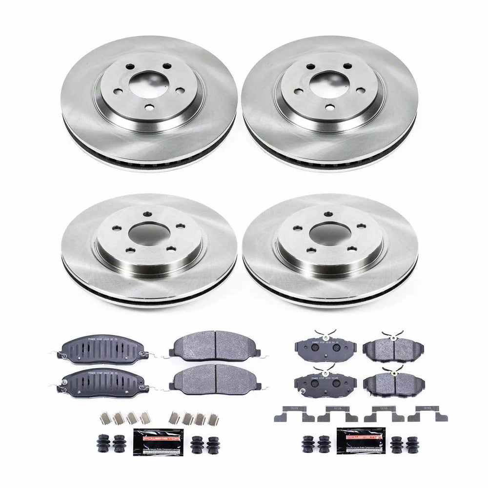 Power Stop 11-14 Ford Mustang Front & Rear Track Day Brake Kit