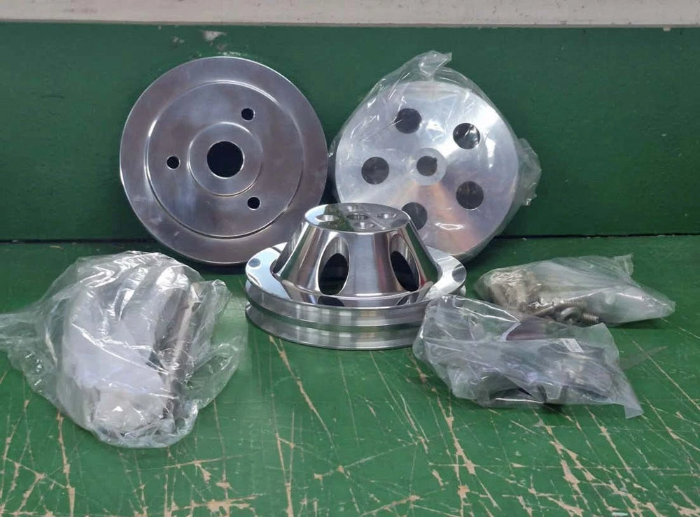 BB CHEVY SHORT WATER PUMP DBL PULLE