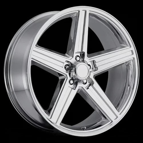 REV WHEELS REPLICA 652 SERIES IROK 22X9 5x127/5x5 +15MM OS CHROME